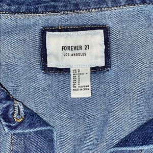 Distressed jean jacket